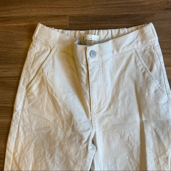 Oak + Fort Cream Pants - S - Picture 2 of 5